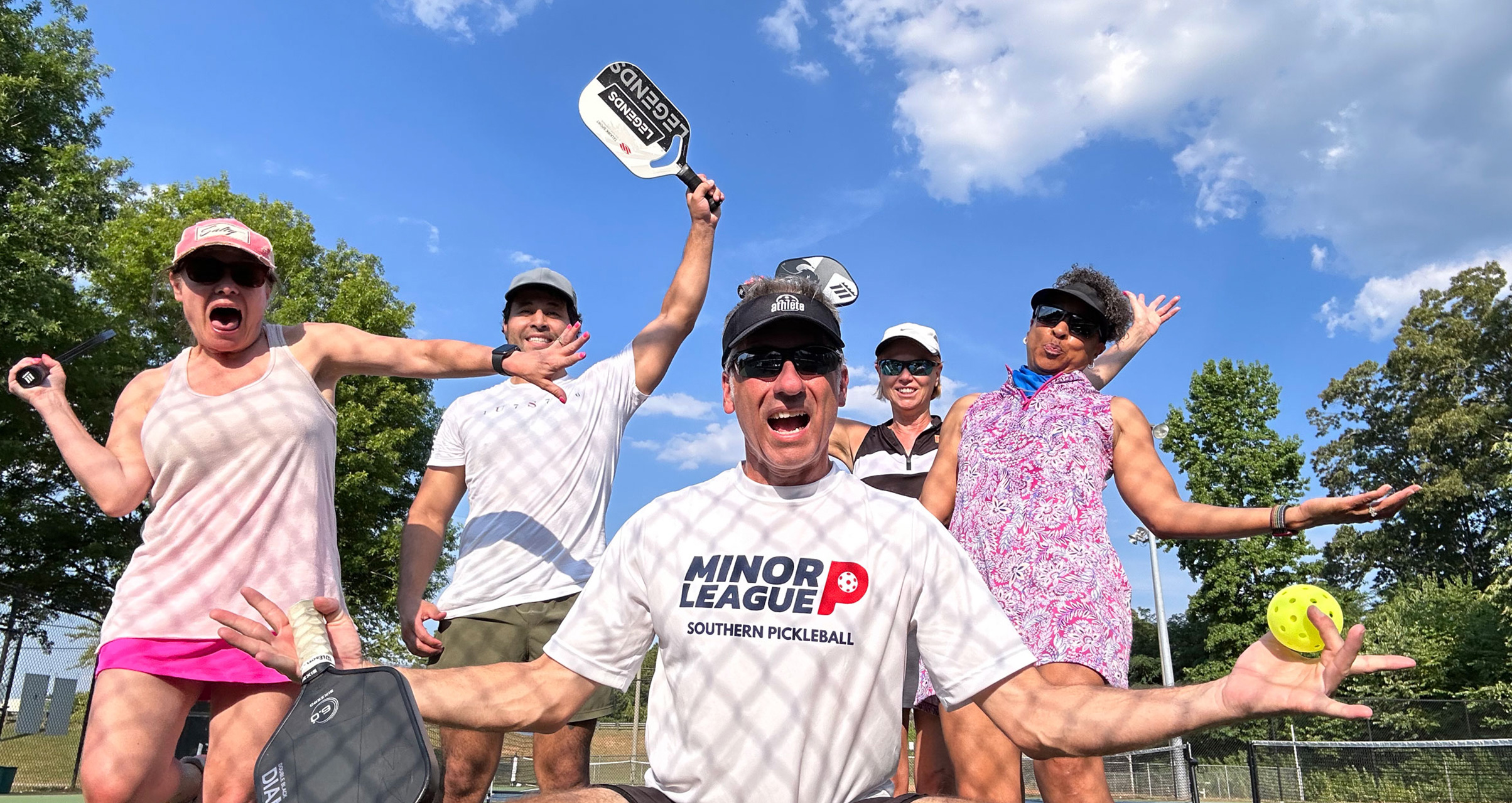 Pickleball coaching group